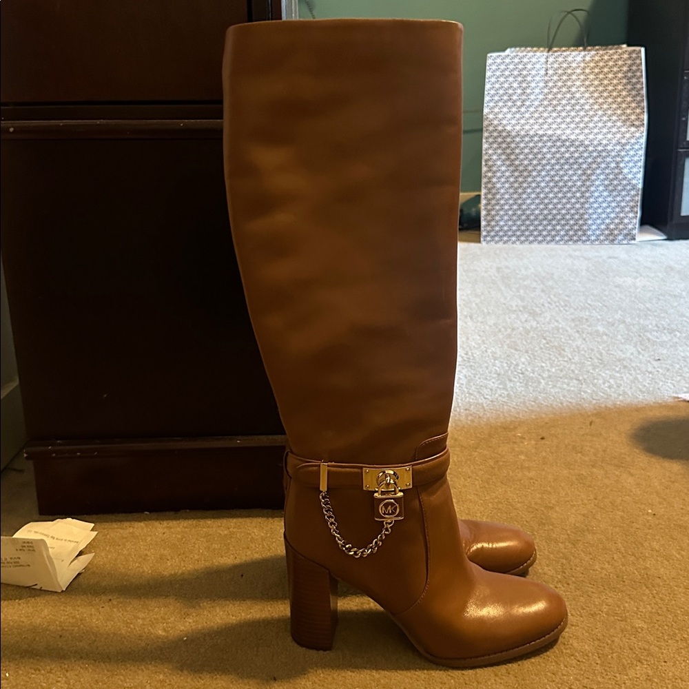 Michael Kors Brown Knee-High Boots